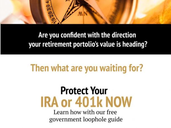 Protect your retirement money by investing in gold.