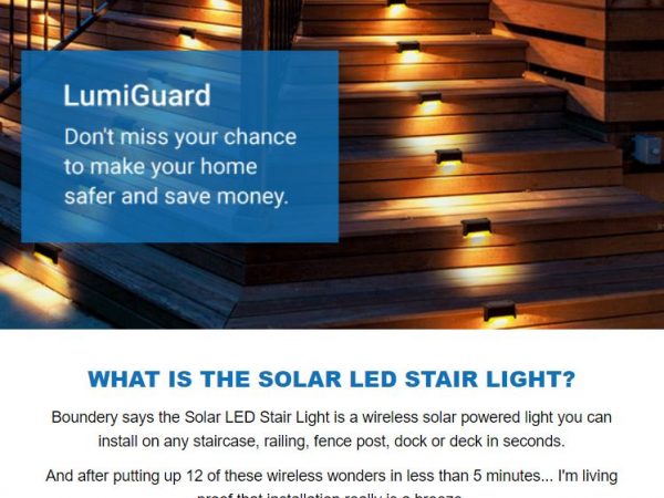 Install this Solar LED Stair Light is Incredibly Simple.