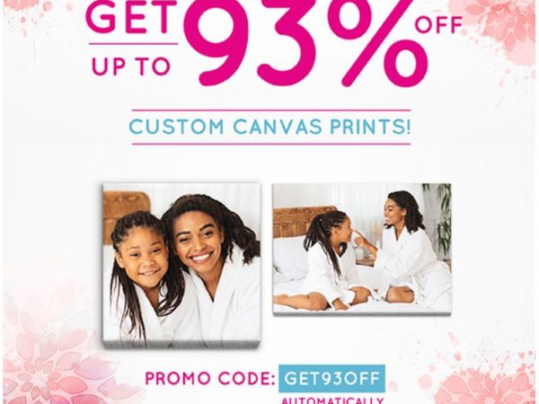 Spoil Mom with Custom Canvas Prints 😃 Up to 93% OFF!