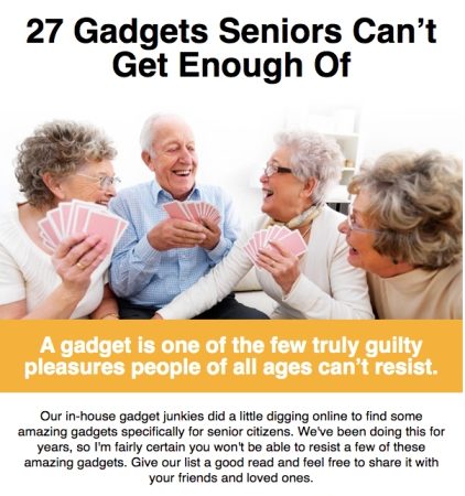 August | 27 Exclusive Devices for Seniors